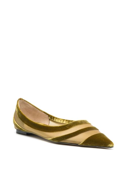 Love flat woman ballerina Jimmy Choo | LOVEFLATFSKCITRINE/GOLD